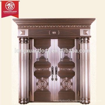 Factory Custom Expensive Exterior Bronze Door, Double Swing Copper Door